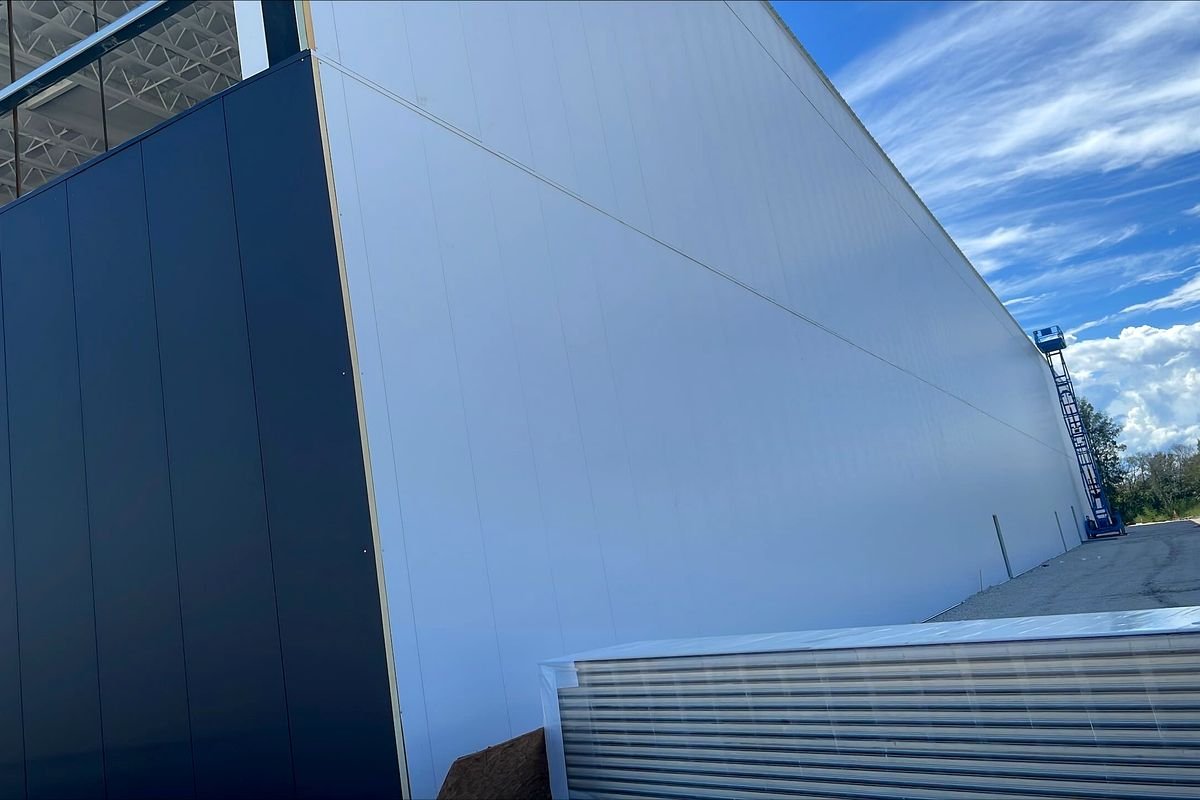 Insulated metal panel — pre-engineered metal building project